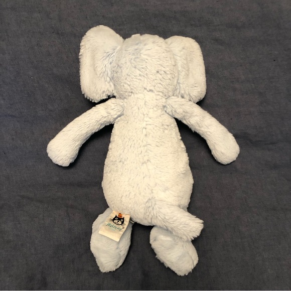 Jellycat Light Blue Elephant Plush - Picture 2 of 4